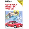 Chilton's Repair Manual: Chevrolet Corsica Beretta 1988-92 (Chilton's Repair Manual (Model Specific)) by The Nichols/Chilton Editors