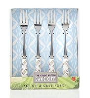 4 Great British Bake Off Cake Forks Set