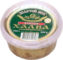 "FANTASIA" (Halva) "UKRAINE", Packaged in Plastic Jar, 600g. "Zolotoi Vek"