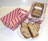 Scott's Cakes Banana Loaf Cake in a Candy Stripe Tray