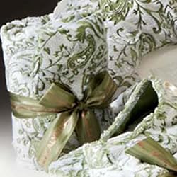 Sonoma Lavender Heat Wrap - Eucalyptus Green Paisley