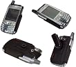 Cellet Palm Treo 600, 650, 700P, 700W, 700WX Black Cyber Case with Locking Swivel Clip