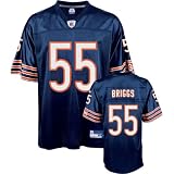 Lance Briggs Chicago Bears Navy NFL Replica Jersey at Reebok