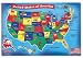 Melissa & Doug USA Map 51pc Floor Puzzle