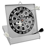 Mini-Dart-Spiel Target Aluminium 125 x 142 x 16 mm
