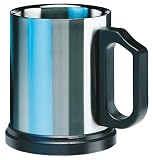 Isosteel Trinkbecher, doppelwandiger Edelstahl, 0.4 Liter - 
