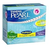 Review Tampax  / Tampax Plastic Multipax Unscented (lites/reg/super), 36-Count Packages (Pack of 6)