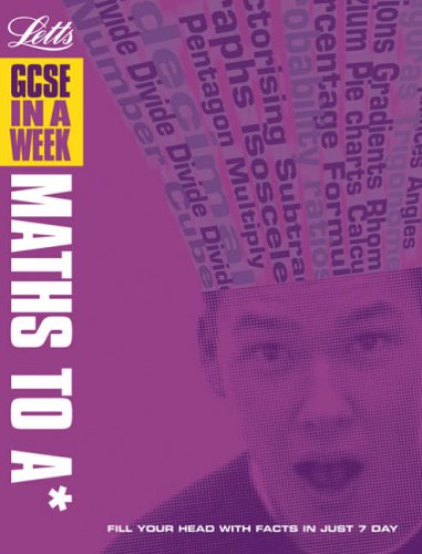 Childrens Toyshop  Children & Baby Books : GCSE Maths to A (GCSE in a Week)
