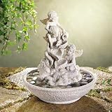 New Indoor/Outdoor 3 CHERUB Angel Table WATER FOUNTAIN