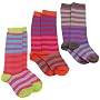 Country Kids Girls  3 Pack Color Block Knee High