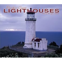 Pacific Coast Lighthouses Deluxe Wall Calendar: 2004
