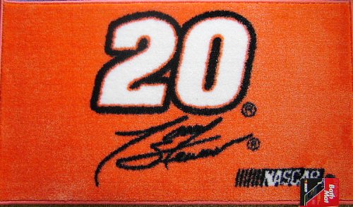 Nascar Driver #20 Tony Stewart Large Bath Mat
