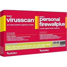 McAfee VirusScan 2005 9.0 and Firewall 2005 6.0 Bundle