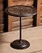 23.75" Pierced Metal Pedestal Table