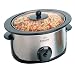 Rival 5065BCI/UK Stainless Steel Crock Pot Slow Cooker 6.5ltr
