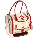 Small Designer East Side Collection Paw Print Pet Carrier
