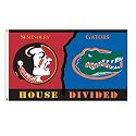 Florida State Seminoles (FSU)/Florida Gators 5' x 3' House Divided Flag