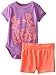 Under Armour Baby-Girls Newborn Favella Lace Graphic Short Sleeve