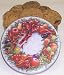 Gourmet Food : Scott's Cakes 1 lb. Brownie Chunk Cookies in a Classic Wreath Tin