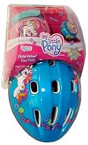 My Little Pony Child's Bicycle Helmet, Bell, and Elbow Pad Fun Pack