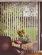 Alabaster Vertical Blind Vinyl Ribbed For Patio Door and Window