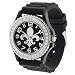GP Designs Women's Rhinestone Fleur De Lis Silicone Watch