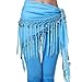 ZLTdream Women's Belly Dance triangler Hip Scarf With Coins