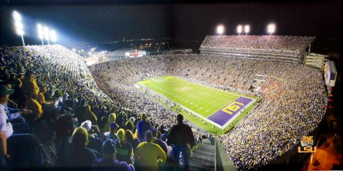LSU Tigers Stadium Canvas Art at Amazon.com