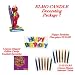 Elmo Cakes - Candle Decorating Package 7 - 15 Pieces Total