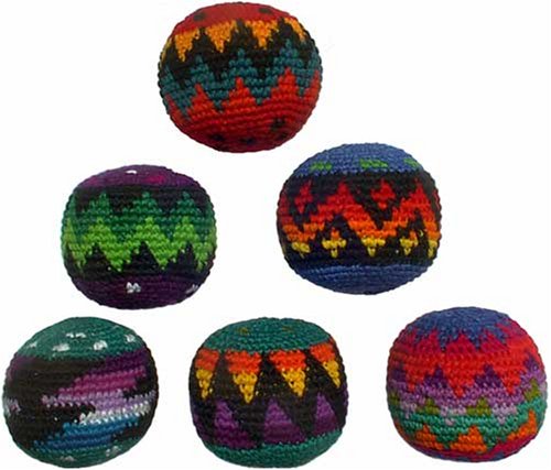 Childrens Toyshop  Toys : Set of 6 Hacky Sacks~ Assorted Designs
