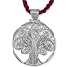 Sterling Silver Large Filigree Tree of Life Pendant by Sajen, 18