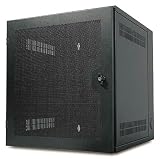 APC AR100HD NetShelter WX 13U with Threaded Hole Vertical Mounting Rail Vented Front Door Black