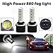 PartsSquare 2pcs 880 892 893 899 Xenon White LED Bulb Fog Light Lamp 2013 NISSAN Titan