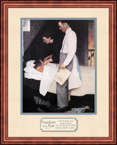Norman Rockwell - Freedom From Fear Framed Art