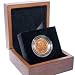 2009 Gold Full Sovereign - Luxury Walnut Presentation Case with Air Tight Coin Capsule