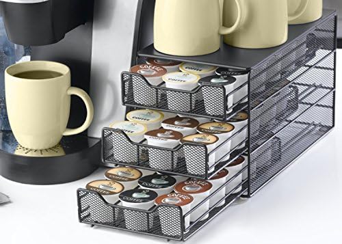 The Best New Modern Brewed 3-tiered K-Cup Drawer-Holds 54 K-Cup Packs Metal space saver