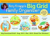 2012 Amy Knapp s Big Grid Family Organizer wall calendar: The essential organization and communication tool for the entire family
