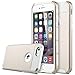ULAK iPhone 6s Case, iPhone 6 Case, Colorful Series Slim Hybrid Dual Layer Scratch Resistant Hard Back Cover Shock Absorbent TPU Bumper Case for Apple iPhone 6/6s 4.7 inch (Gold/White)