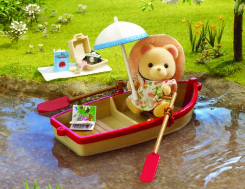 Sylvanian Families Canal Rowing Boat & Figure