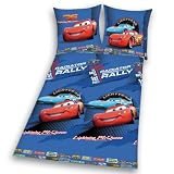 Produkt-Bild: Herding 463003050 Cars Flanell Bettw&auml;sche, Kopfkissenbezug: 80 x 80 cm, Deckenbezug: 135 x 200 cm