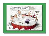 Invite Frosty - Outrageous Cartoon Merry Christmas Greeting Card