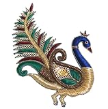 1 Pc Peacock Sequin Bullion Embroidery Applique Patch Free Shipping