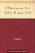 L'Illustration, No. 3669, 21 Juin 1913 (French Edition)
