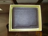 NEW MICHAEL KORS mens brown leather bi-fold wallet