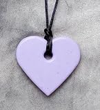Smart Mom Amethyst Heart Pendant Teething Necklace for Baby