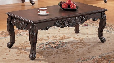 Cheap 1-pc coffee Table in Espresso Finish PDS F60179