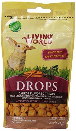Living World Drops Rabbit Treat, 2.6-Ounce, Carrot
