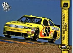 2011-NASCAR-PRESS PASS RACING CARD # 80 Paul Menard NSCS Cars In Protective Screwdown Display Case !!