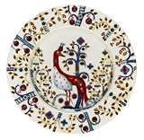 iittala Taika 8-1/2-Inch Plate, White with Design