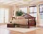 Fraser Daybed with Link Spring - Transitional Design in Walnut Finish